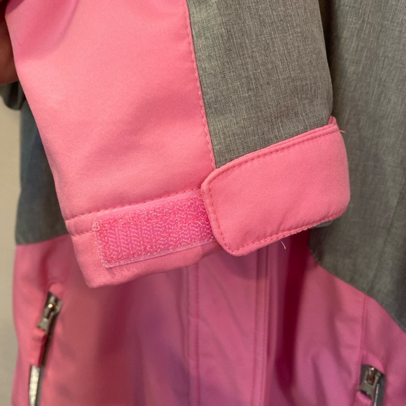 Gerry Girls Ski Jacket Parka Lined Inner Coat Shell Lining Hood Pockets 14/16 - Picture 5 of 7